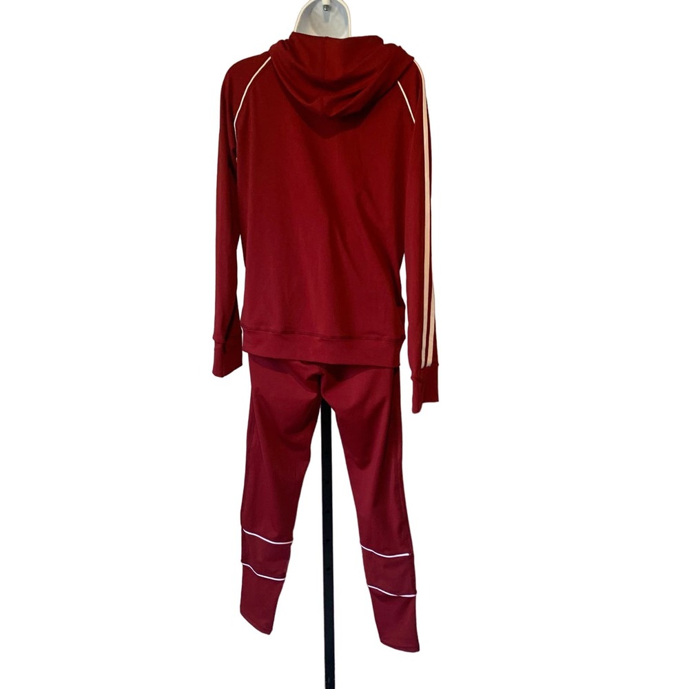 Women’s Burgundy Track Suit Set - Picture 5 of 9
